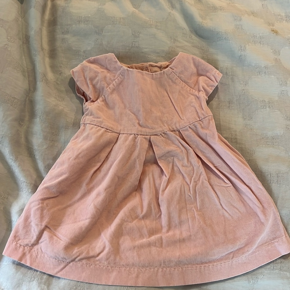 BabyGap pink corduroy dress 12-18 months